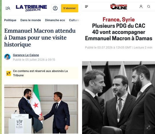 Emmanuel Macron est attendu à Damas pour une visite historique qui ferait de lui le premier chef d’État occidental à se rendre en Syrie depuis la chute de Bachar el-Assad.